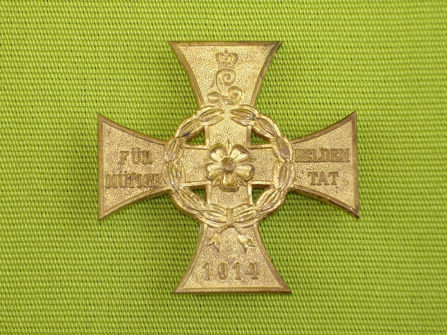 ПРОДАН - Княжество "Lippe-Detmold". Военный крест чести за героический подвиг.